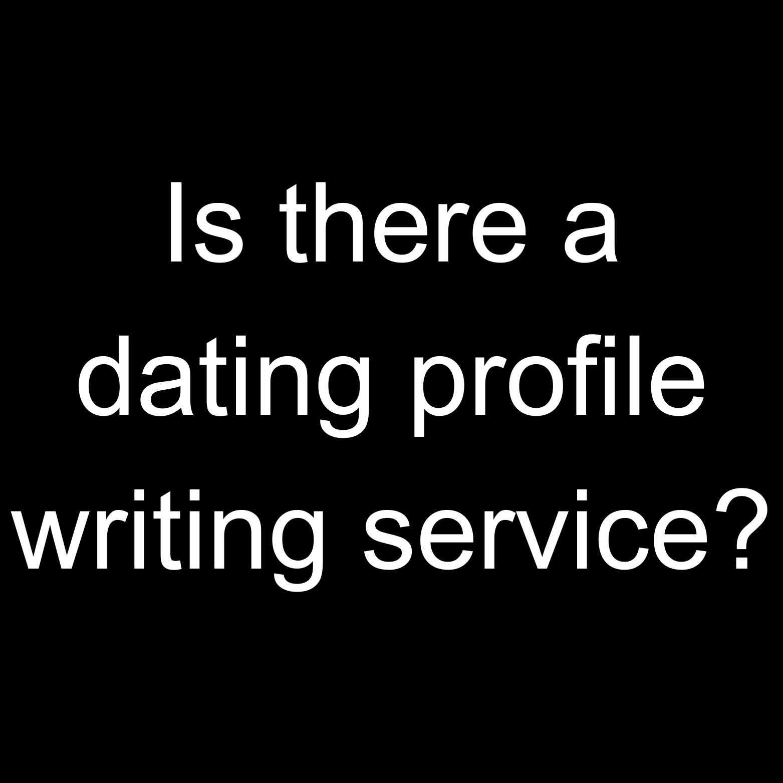 Dating Profile